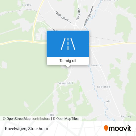 Kavelvägen karta