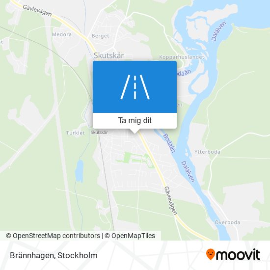 Brännhagen karta