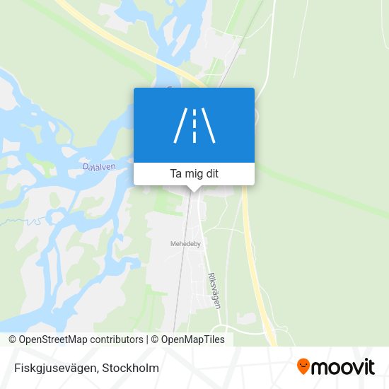Fiskgjusevägen karta