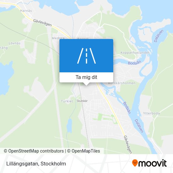 Lillängsgatan karta