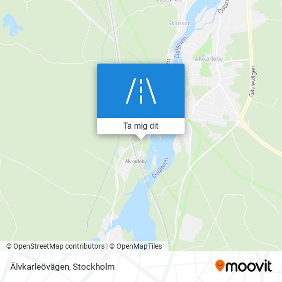 Älvkarleövägen karta