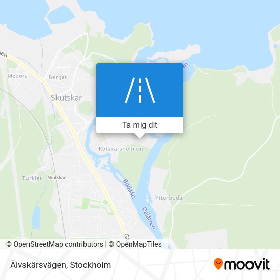 Älvskärsvägen karta