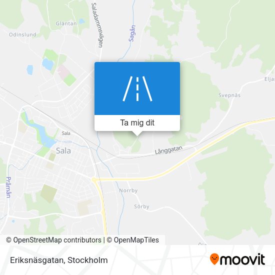 Eriksnäsgatan karta