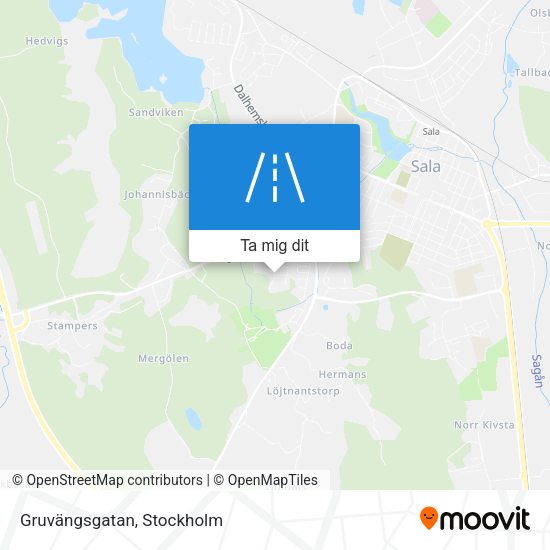 Gruvängsgatan karta