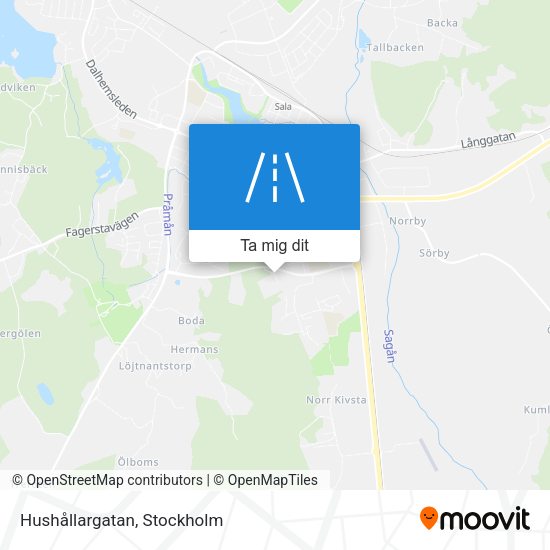 Hushållargatan karta