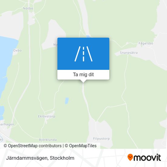Järndammsvägen karta