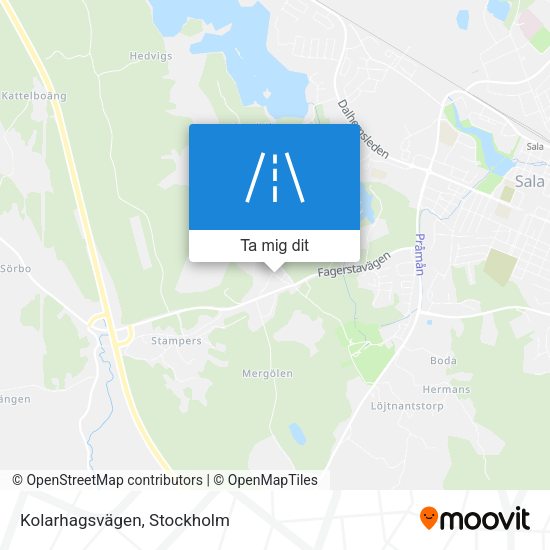 Kolarhagsvägen karta