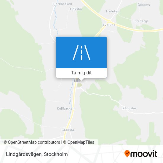 Lindgårdsvägen karta