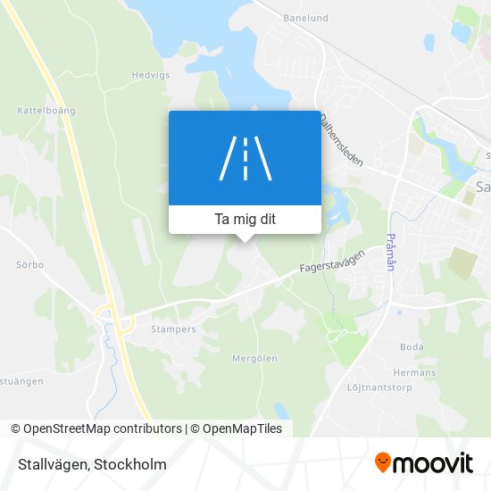 Stallvägen karta