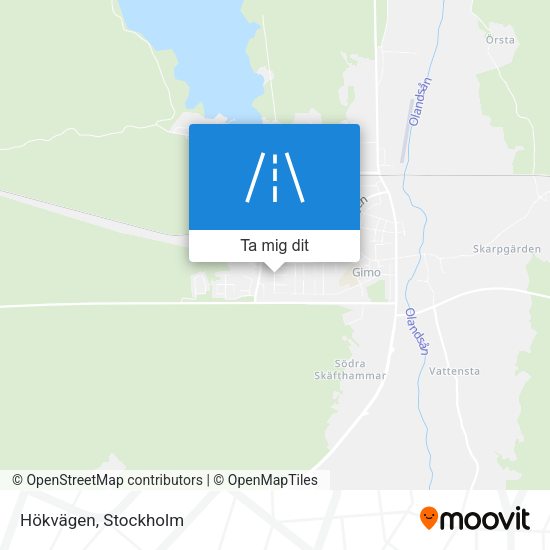 Hökvägen karta