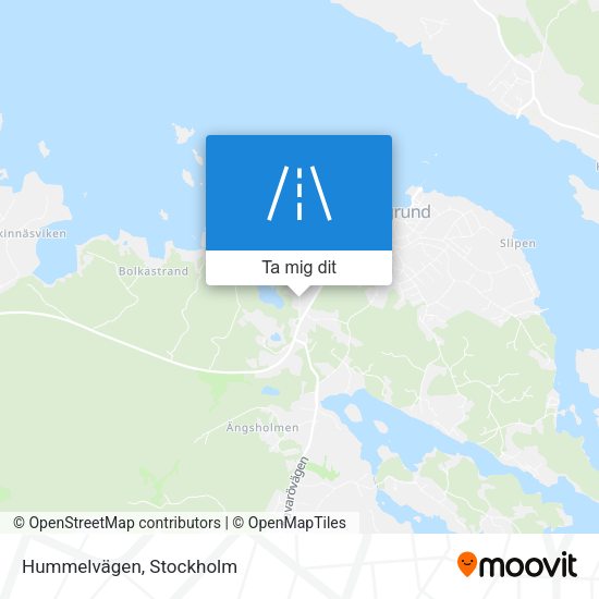 Hummelvägen karta