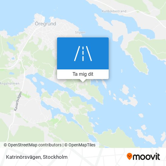 Katrinörsvägen karta