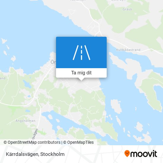 Kärrdalsvägen karta