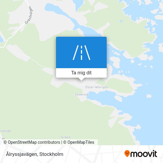Ålryssjavägen karta