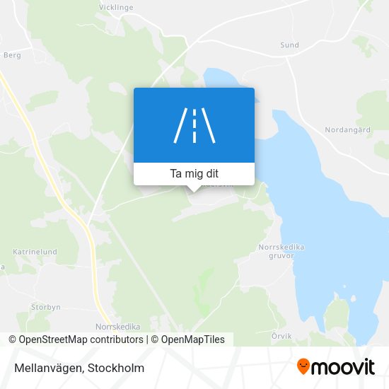 Mellanvägen karta