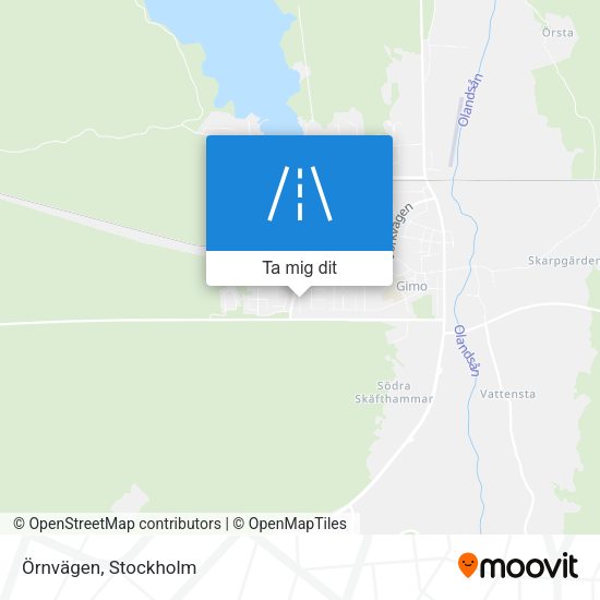 Örnvägen karta