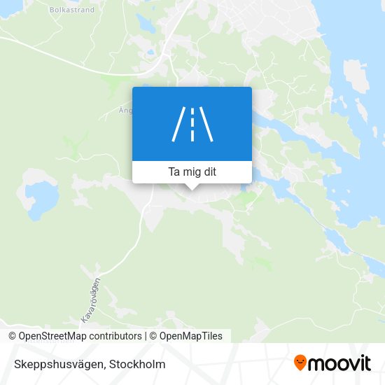 Skeppshusvägen karta