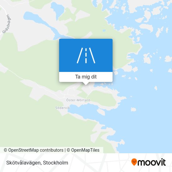 Skötvålavägen karta