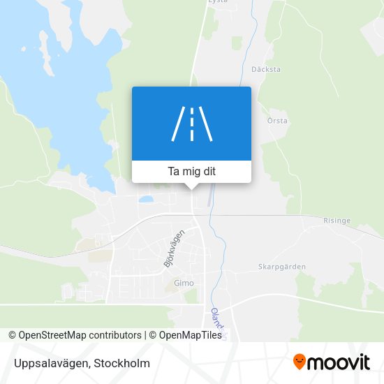 Uppsalavägen karta