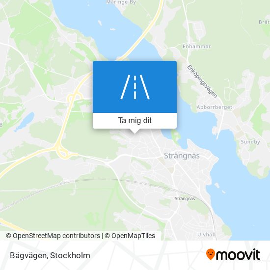 Bågvägen karta