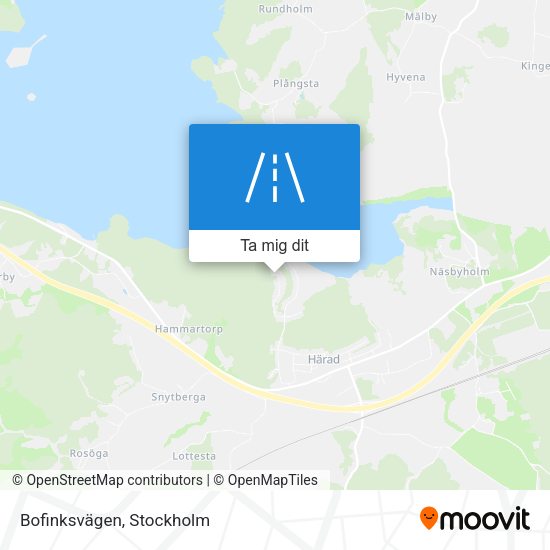 Bofinksvägen karta