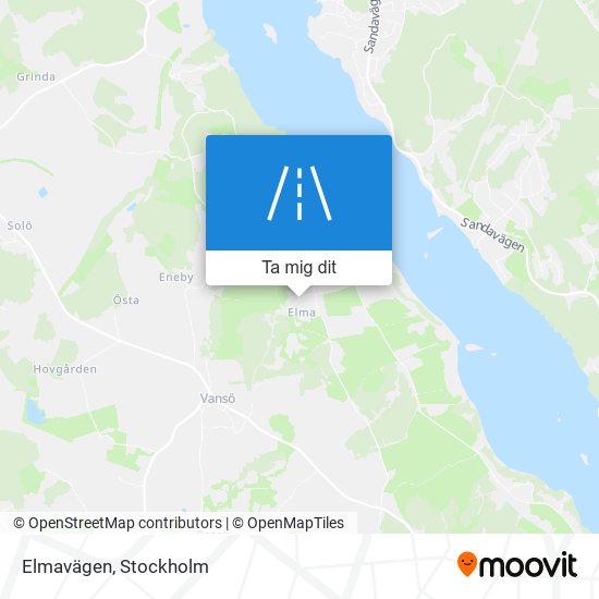 Elmavägen karta