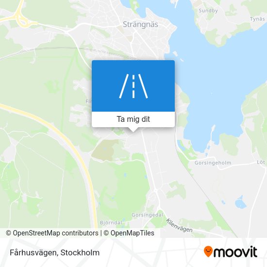 Fårhusvägen karta