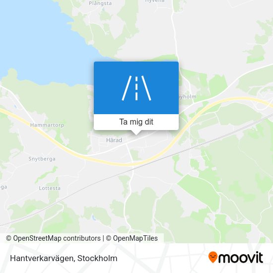 Hantverkarvägen karta