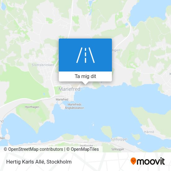 Hertig Karls Allé karta