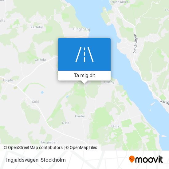 Ingjaldsvägen karta