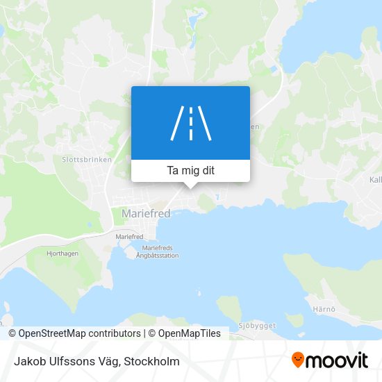 Jakob Ulfssons Väg karta