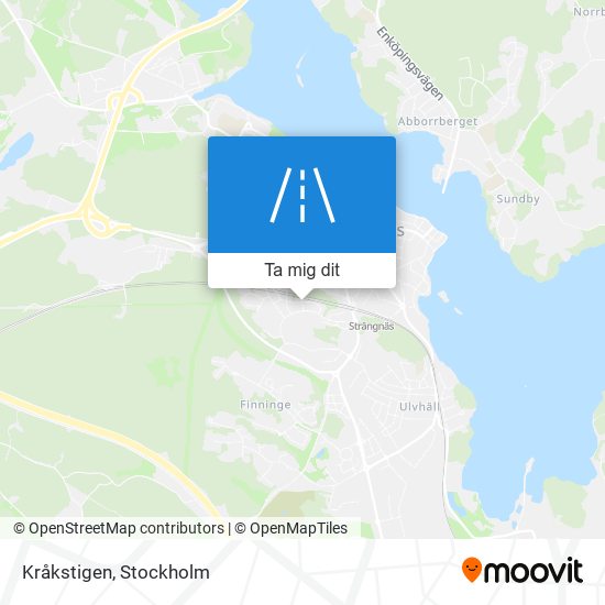 Kråkstigen karta