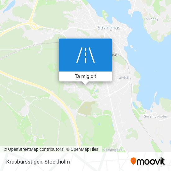 Krusbärsstigen karta