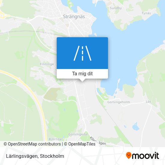 Lärlingsvägen karta