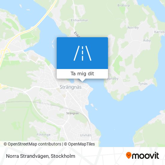 Norra Strandvägen karta