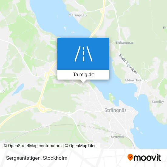 Sergeantstigen karta