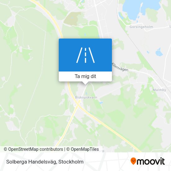 Solberga Handelsväg karta