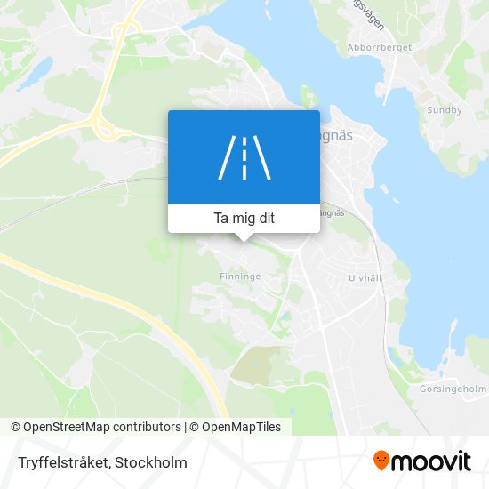 Tryffelstråket karta