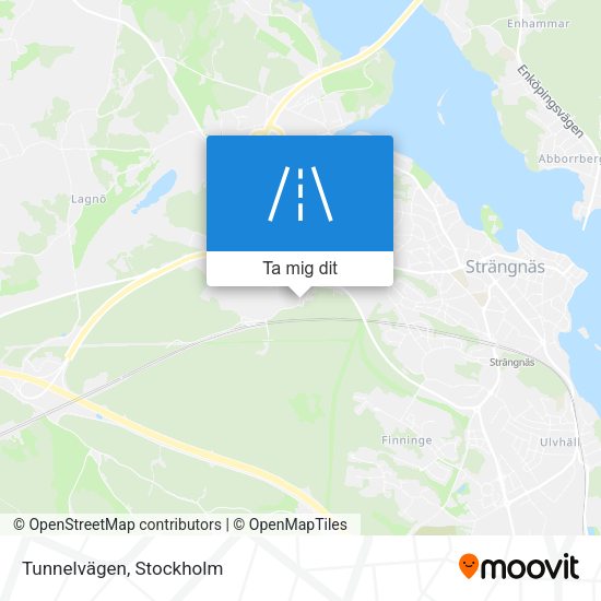 Tunnelvägen karta