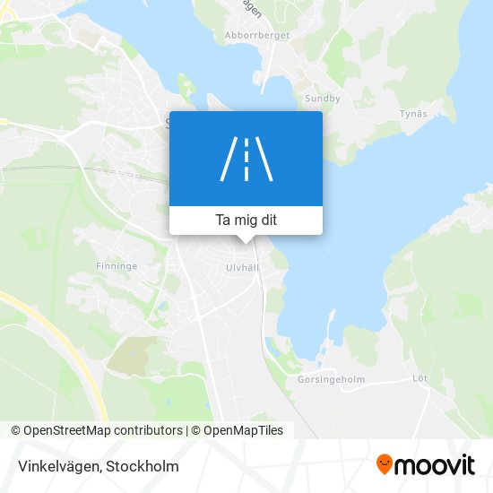 Vinkelvägen karta