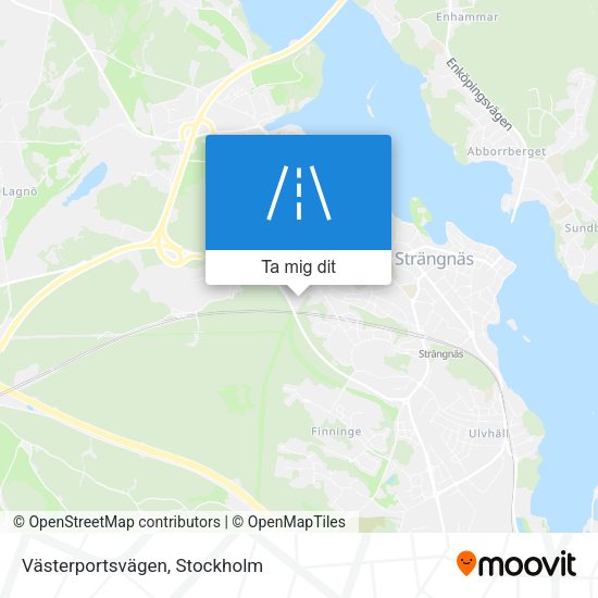 Västerportsvägen karta