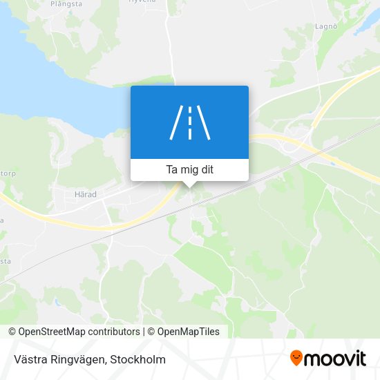 Västra Ringvägen karta