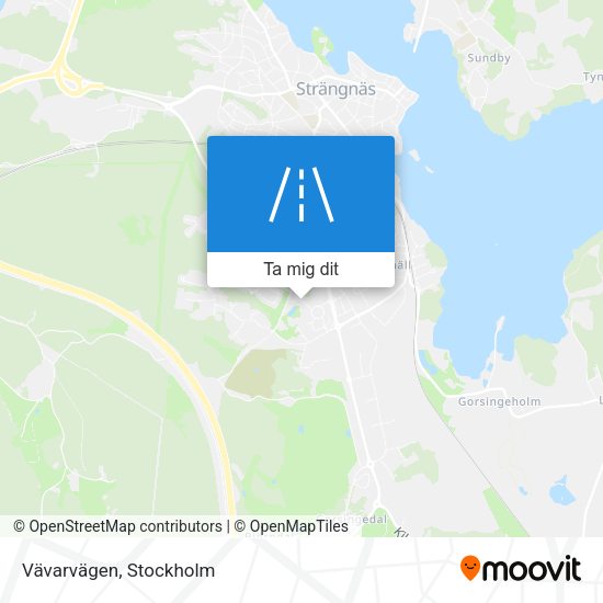 Vävarvägen karta