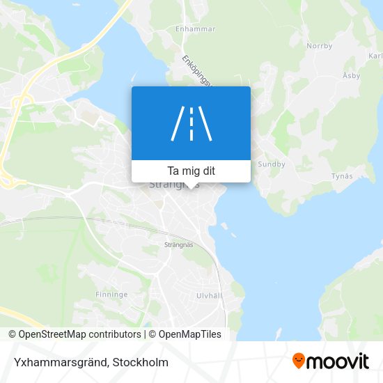 Yxhammarsgränd karta