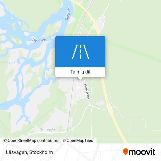 Läsvägen karta