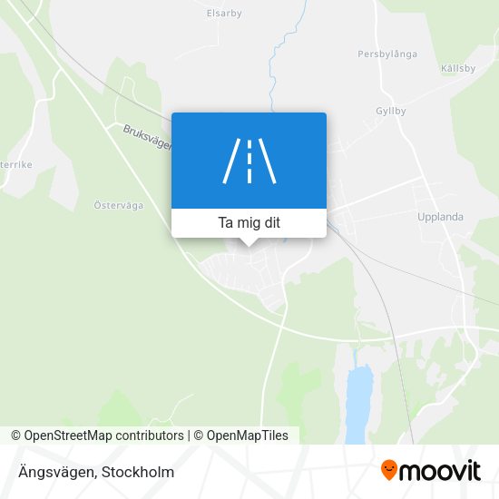 Ängsvägen karta