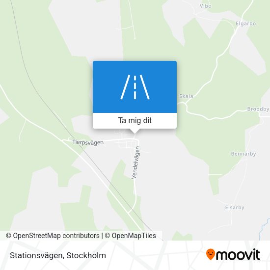 Stationsvägen karta