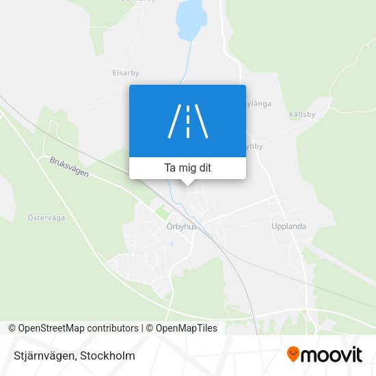 Stjärnvägen karta