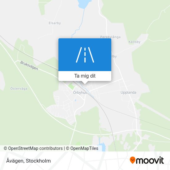 Åvägen karta