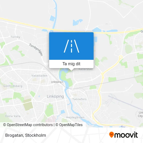 Brogatan karta